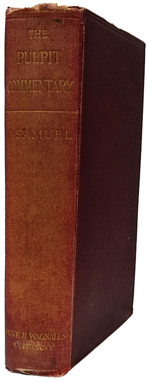 Robert Payne Smith [1818-1895], I Samuel, H.D.M. Spence & Joseph S. Exell, eds., The Pulpit Commentary