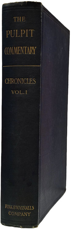 Philip Chapman Barker [d.1904], I Chronicles, The Pulpit Commentary, new edn